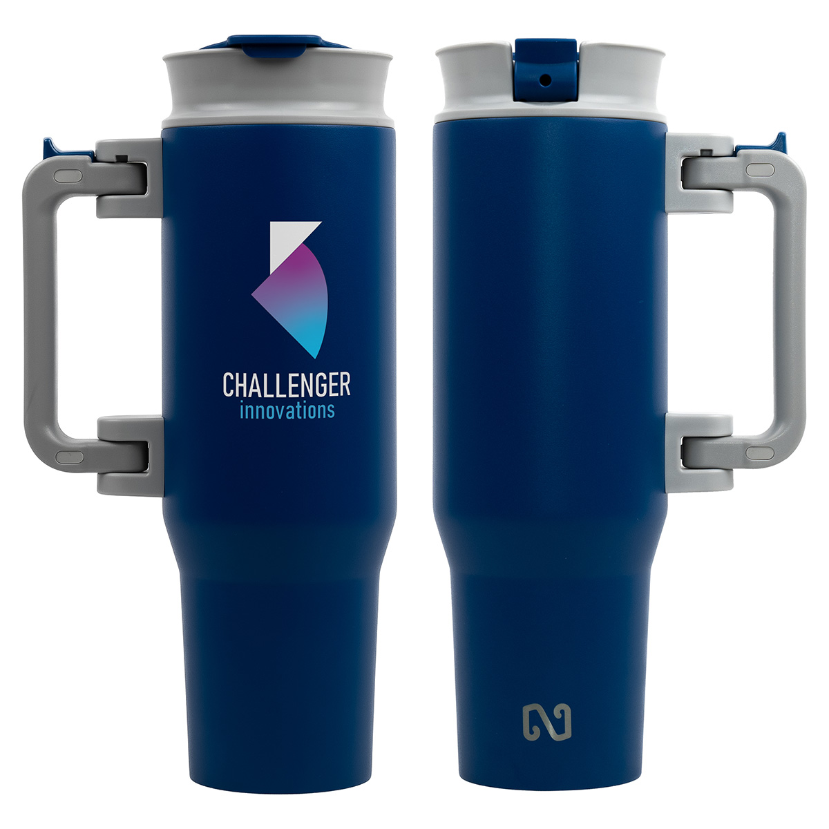 NAYAD® Genesis 40 oz Stainless Steel Double-Wall Mug with Foldable Handle 1