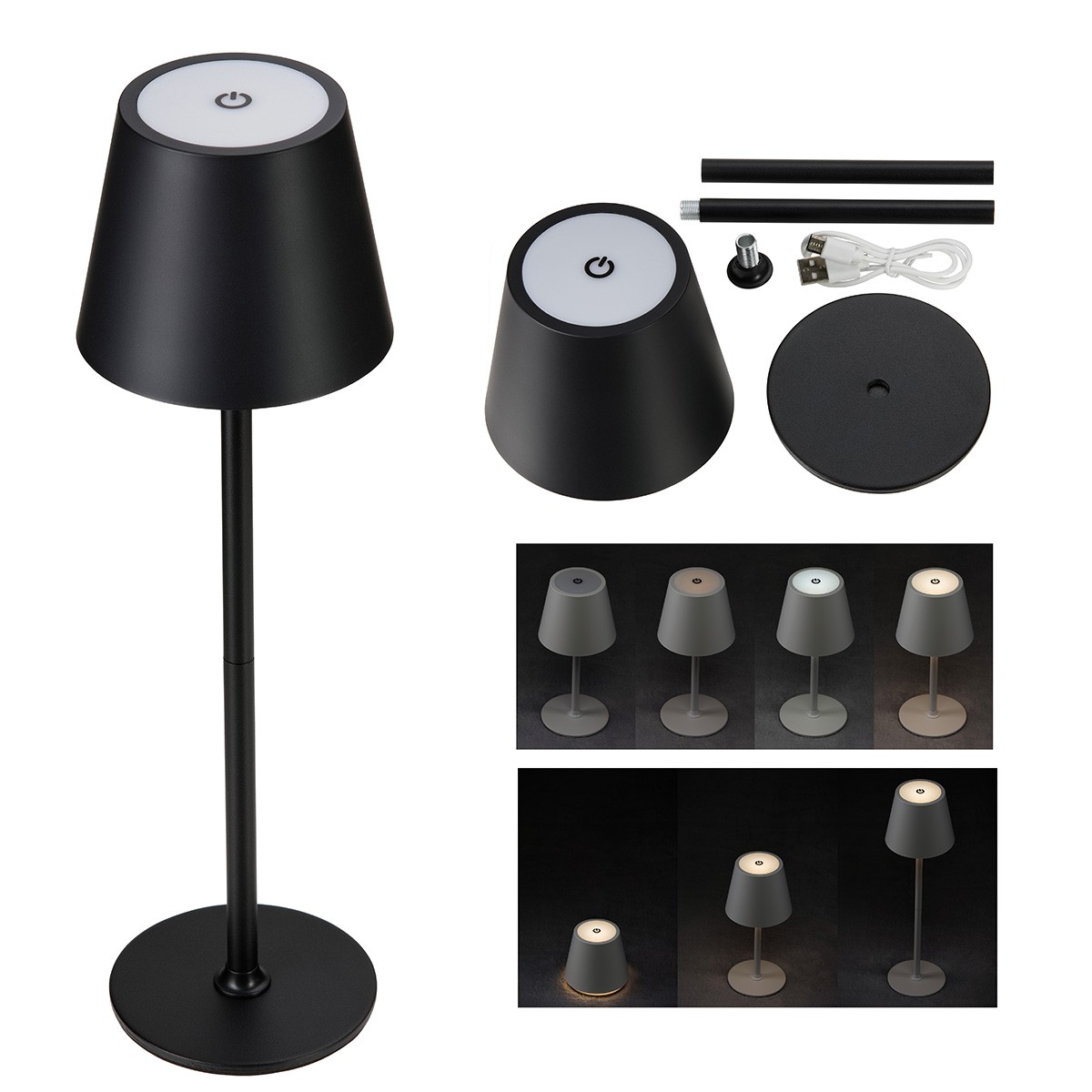 Illume Rechargeable Touch-Control Mini Desk Lamp 1