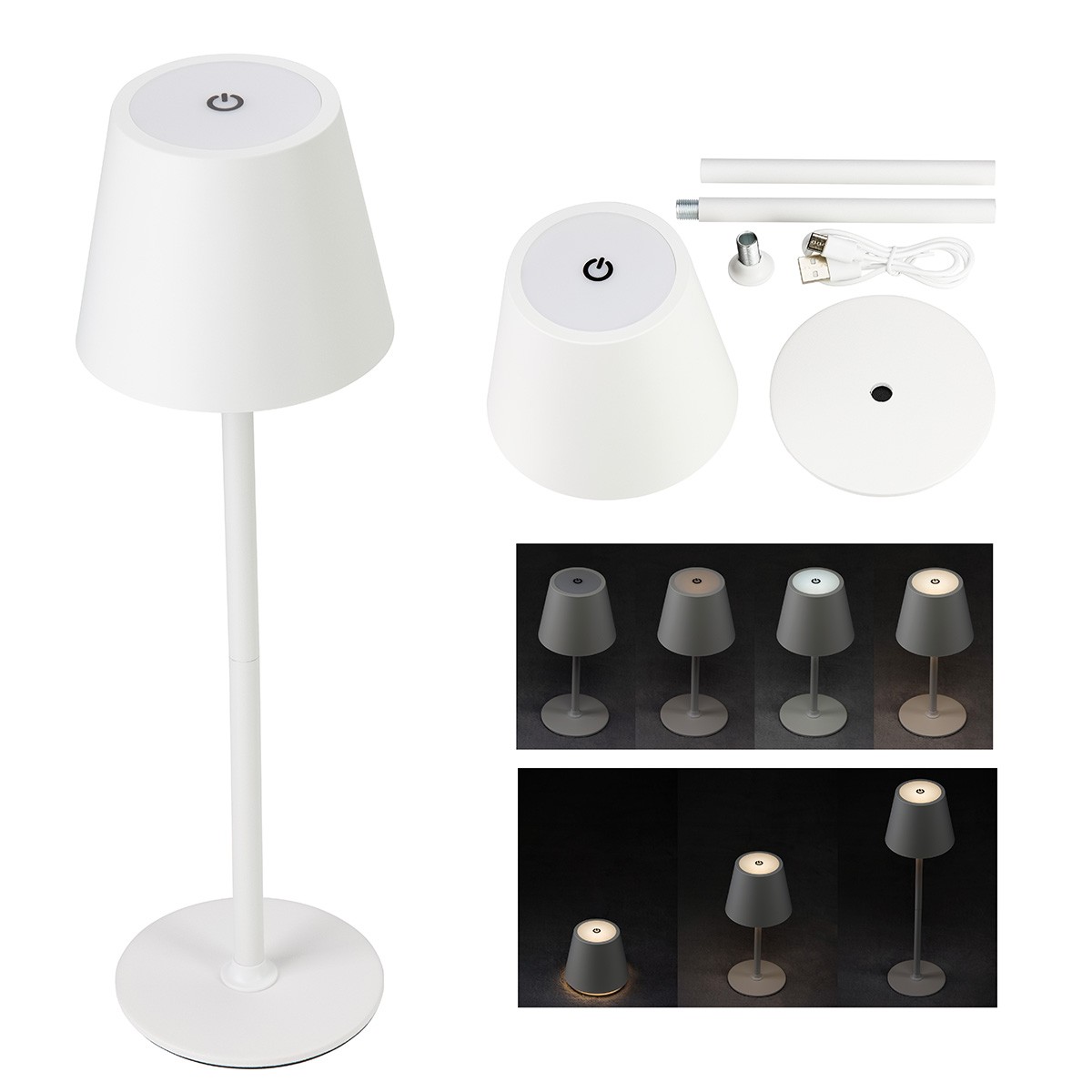 Illume Rechargeable Touch-Control Mini Desk Lamp 1