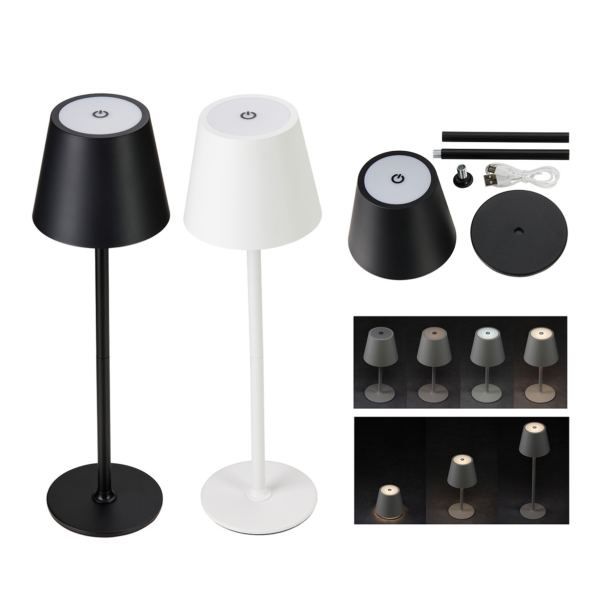Illume Rechargeable Touch-Control Mini Desk Lamp 1