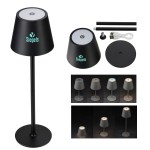 Illume Rechargeable Touch-Control Mini Desk Lamp - Black Illume Rechargeable Touch-Control Mini Desk Lamp - Black