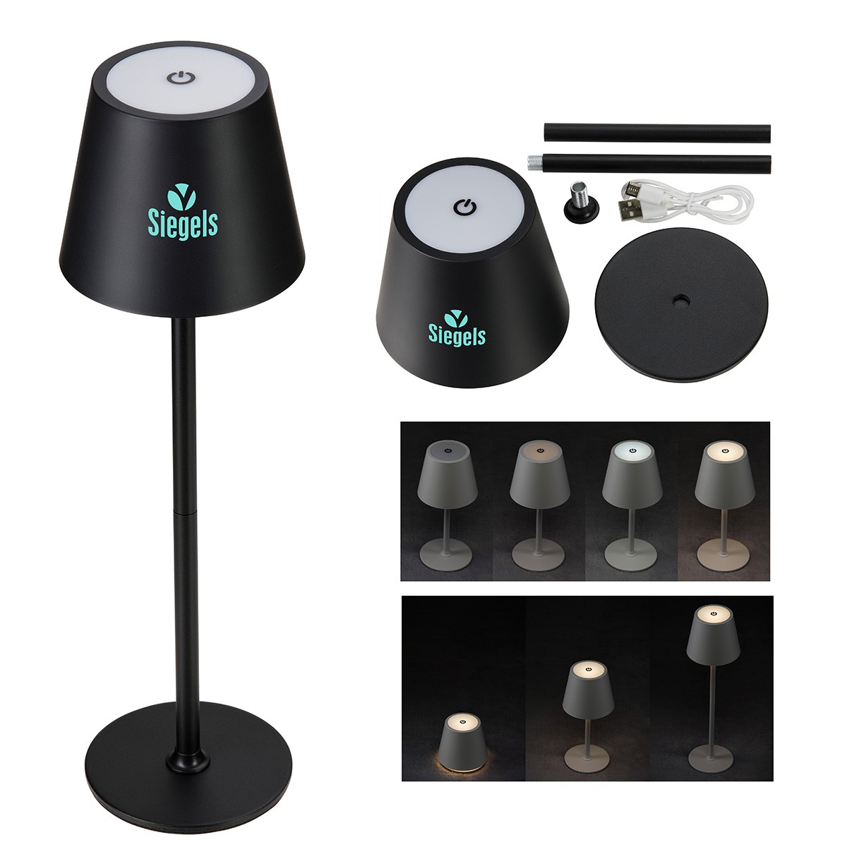 Illume Rechargeable Touch-Control Mini Desk Lamp 1