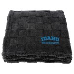 Riviera Soft-Plush Checkerboard Blanket - Black Riviera Soft-Plush Checkerboard Blanket - Black
