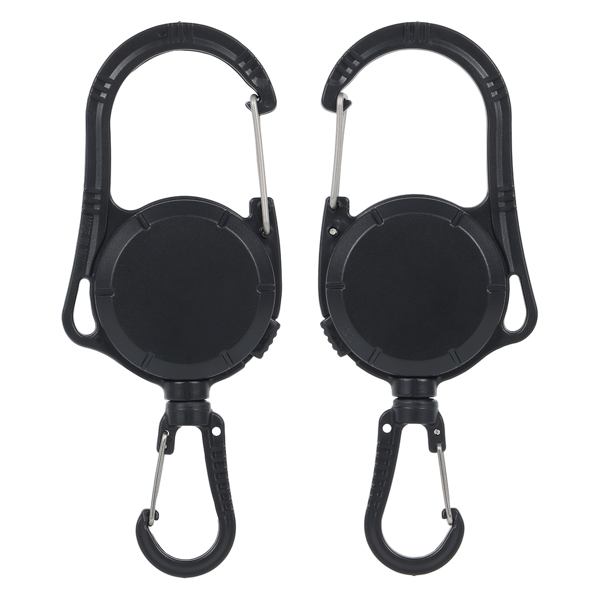 Waypoint Retractable & Lockable Dual Carabiner 1