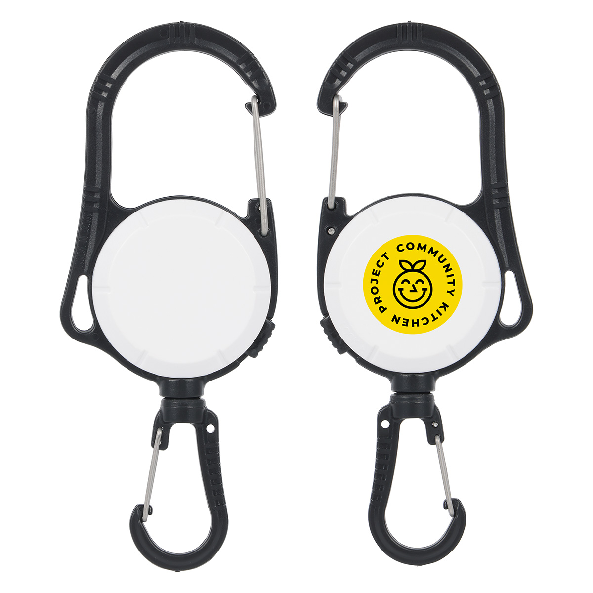 Waypoint Retractable & Lockable Dual Carabiner 1