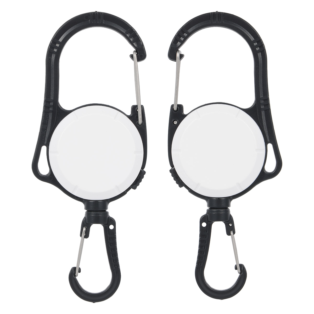 Waypoint Retractable & Lockable Dual Carabiner 1