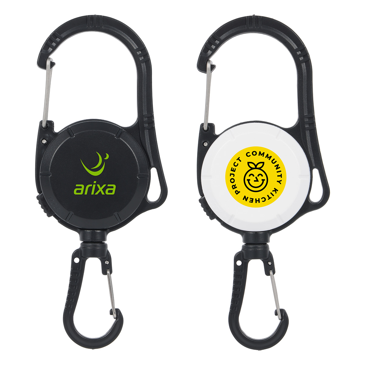 Waypoint Retractable & Lockable Dual Carabiner 1