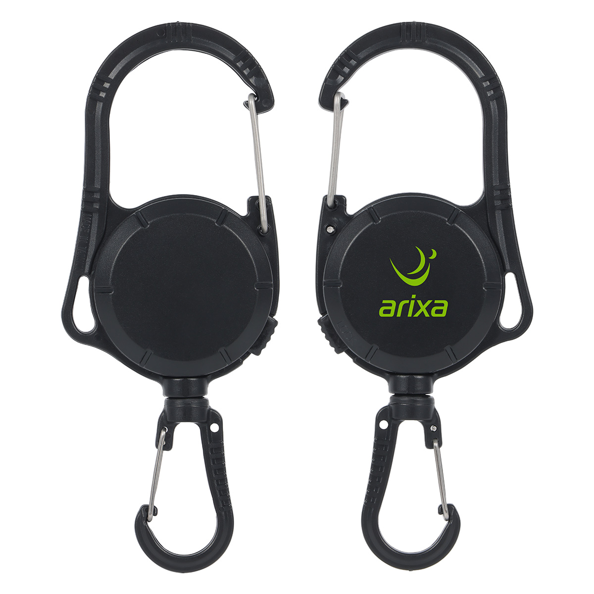 Waypoint Retractable & Lockable Dual Carabiner 1