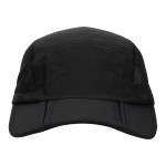 Reston Foldable Polyester Cap - Black Reston Foldable Polyester Cap - Black
