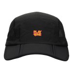 Reston Foldable Polyester Cap - Black Reston Foldable Polyester Cap - Black