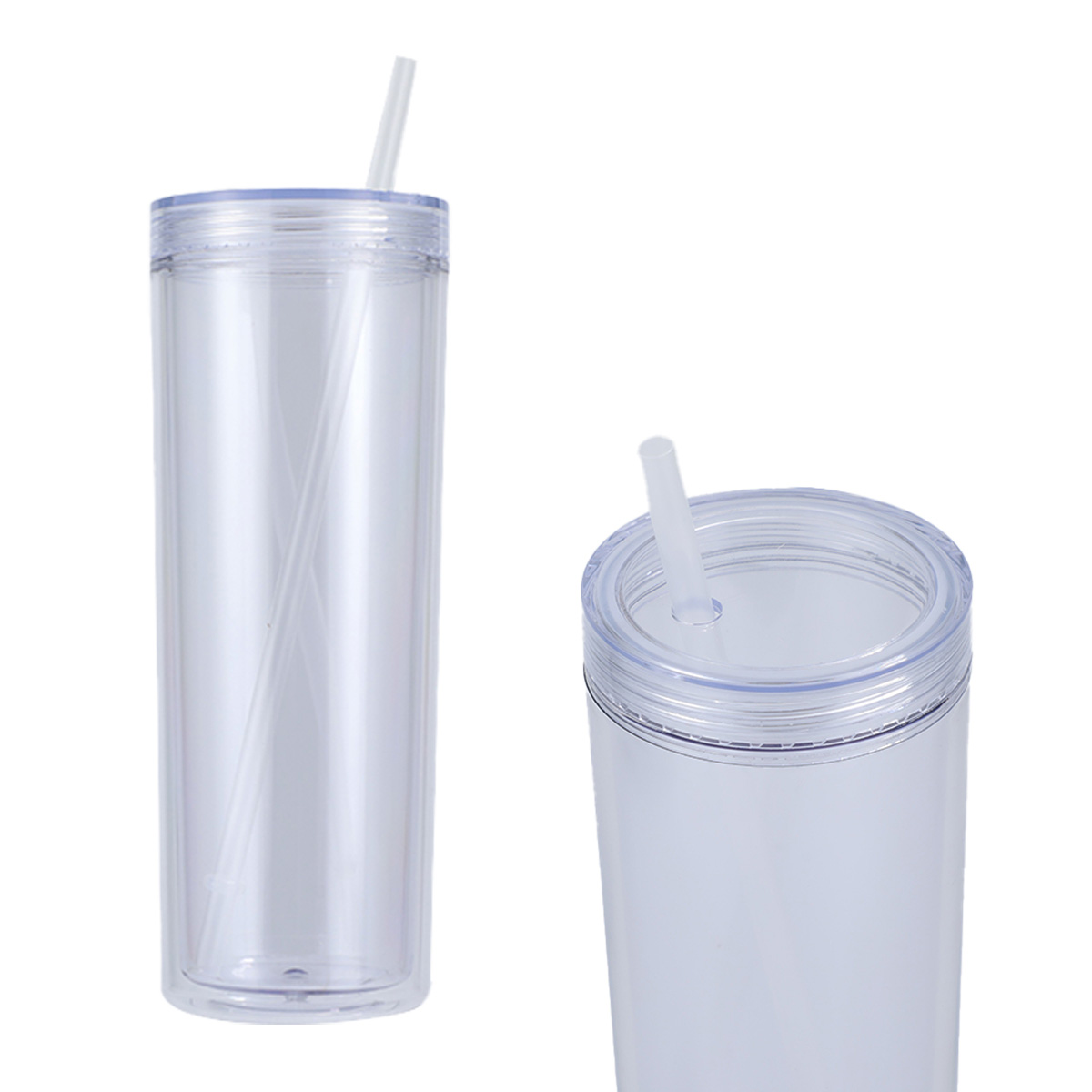 Arden 16 oz Recycled Acrylic Straw Tumbler 1