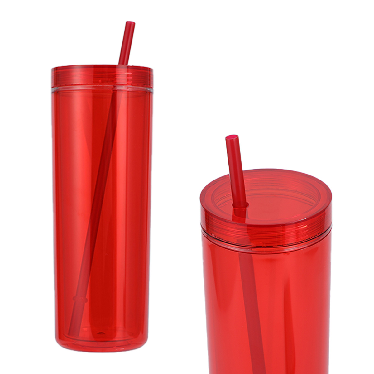Arden 16 oz Recycled Acrylic Straw Tumbler 1