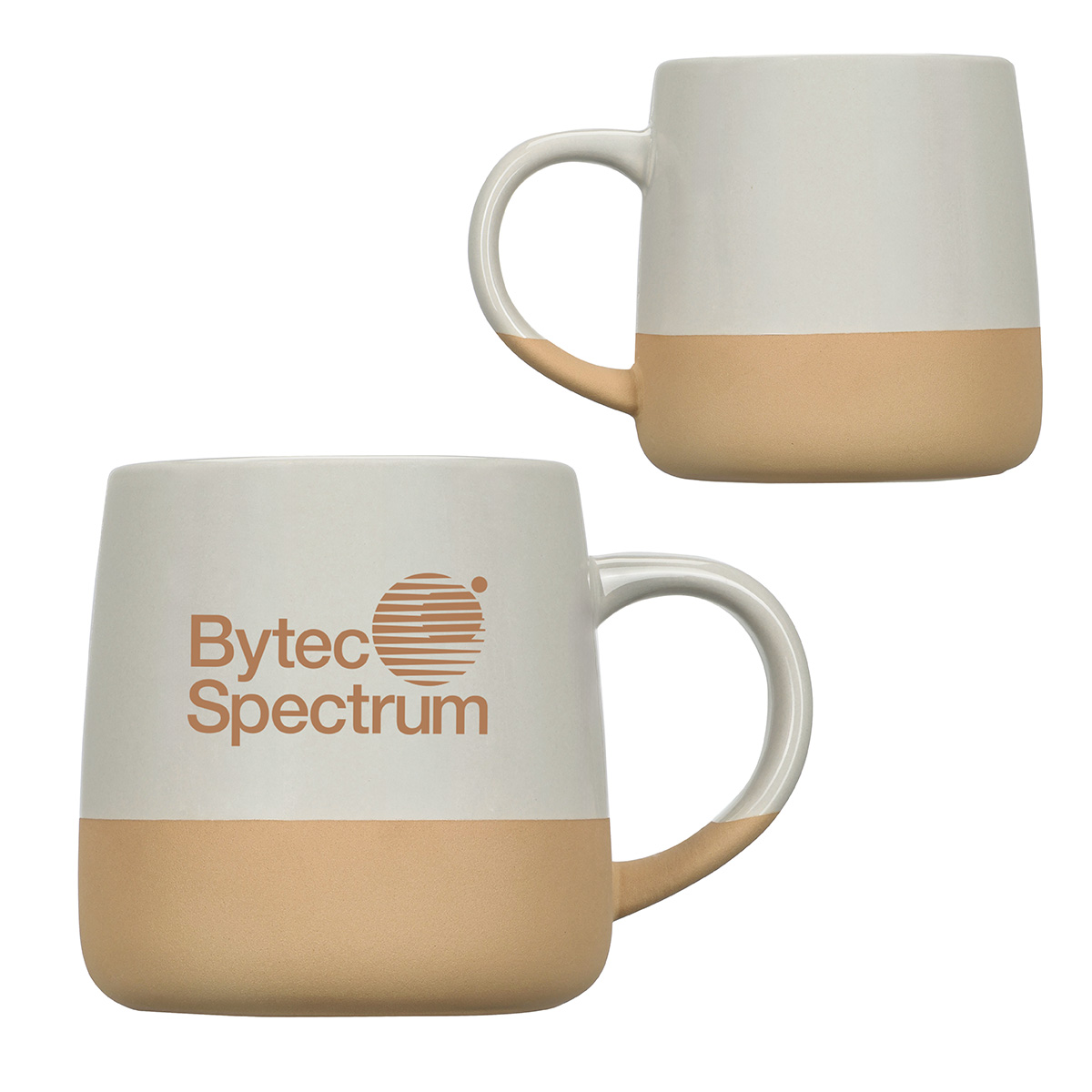 Artisan 15 oz Ceramic Mug w/ Clay Base 1