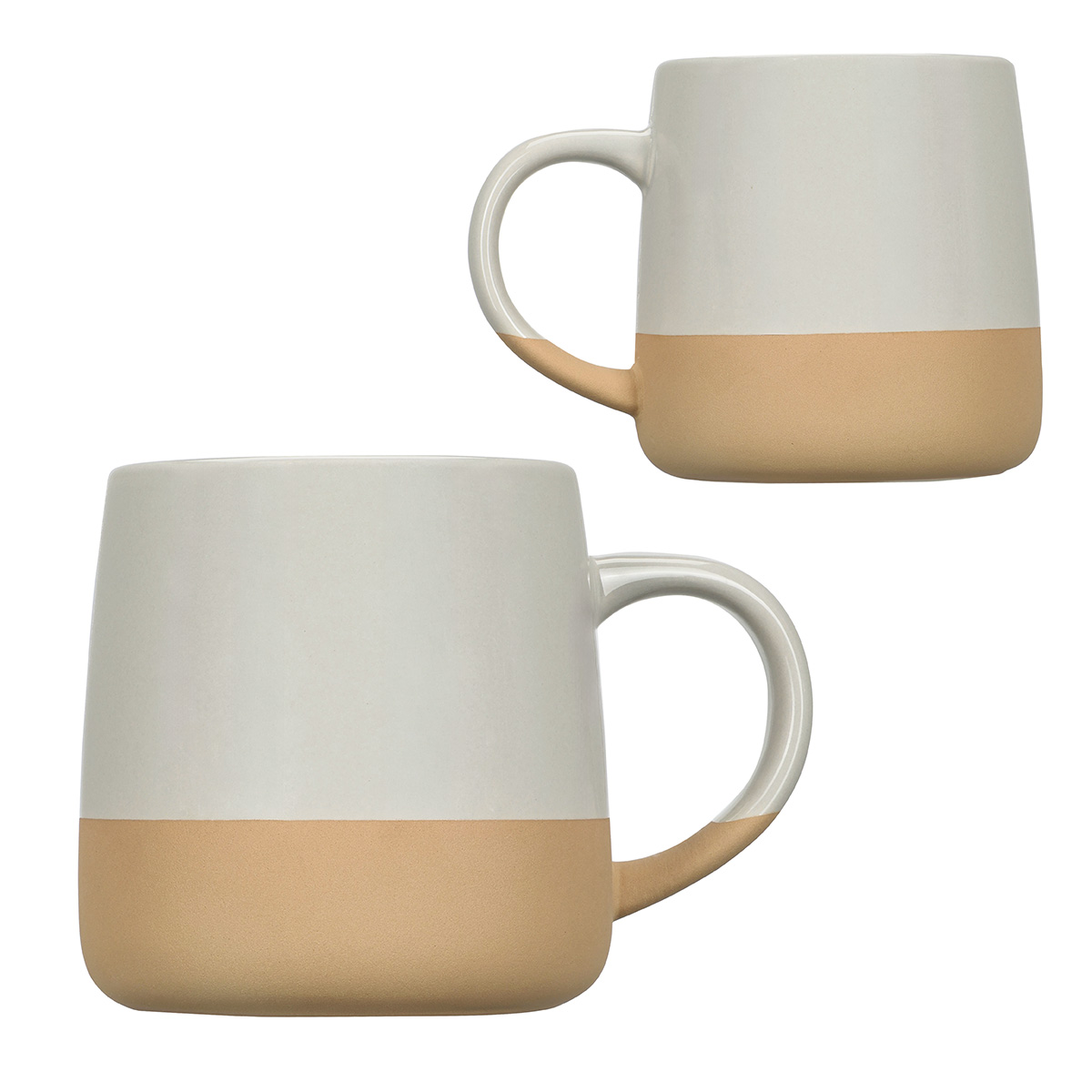 Artisan 15 oz Ceramic Mug w/ Clay Base 1