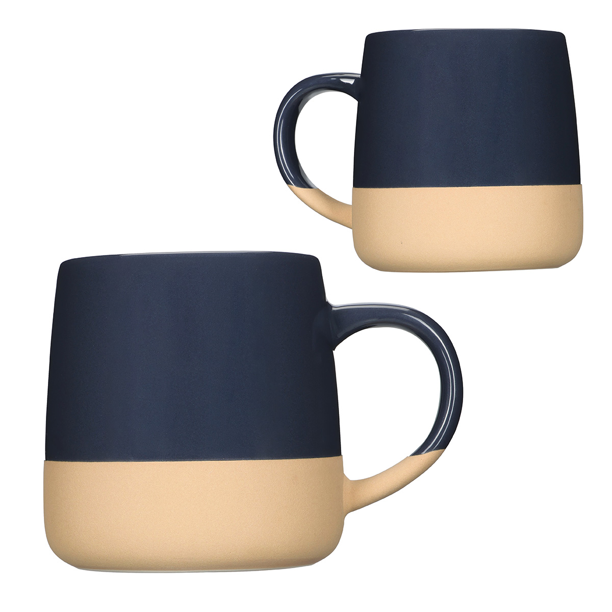 Artisan 15 oz Ceramic Mug w/ Clay Base 1