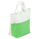 Santa Ana Non-Woven Insulated Snack Tote - Green/White Santa Ana Non-Woven Insulated Snack Tote - Green/White
