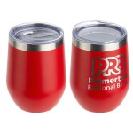 Pero 12 oz Copper-Lined Powder-Coated Insulated Goblet - Teal Blue Pero 12 oz Copper-Lined Powder-Coated Insulated Goblet - Teal Blue