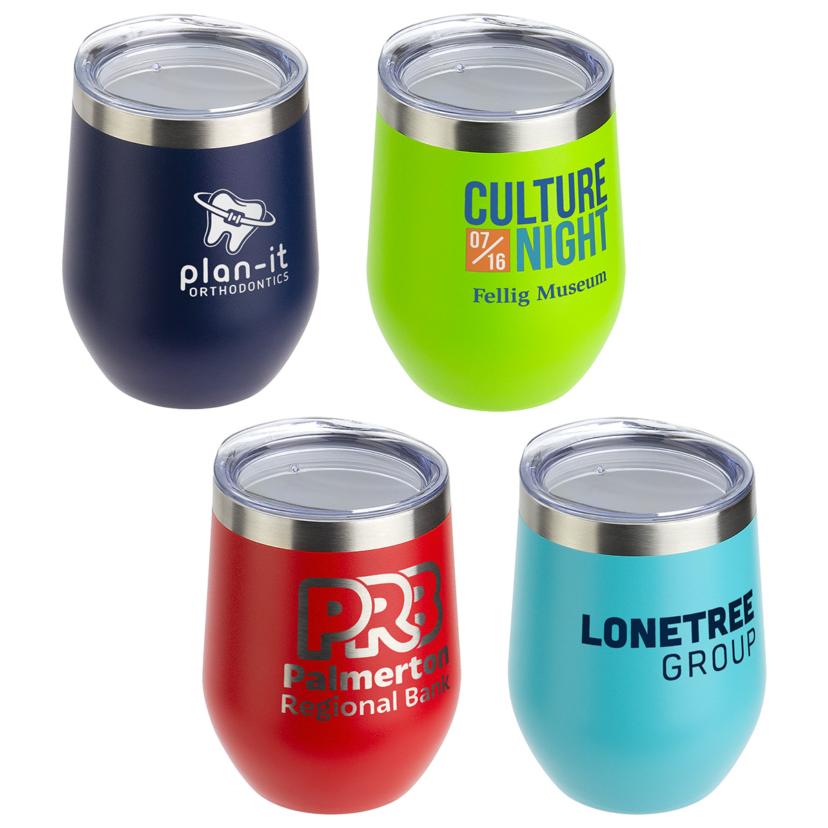 Pero 12 oz Copper-Lined Powder-Coated Insulated Goblet 1