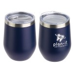 Pero 12 oz Copper-Lined Powder-Coated Insulated Goblet - Blue Pero 12 oz Copper-Lined Powder-Coated Insulated Goblet - Blue