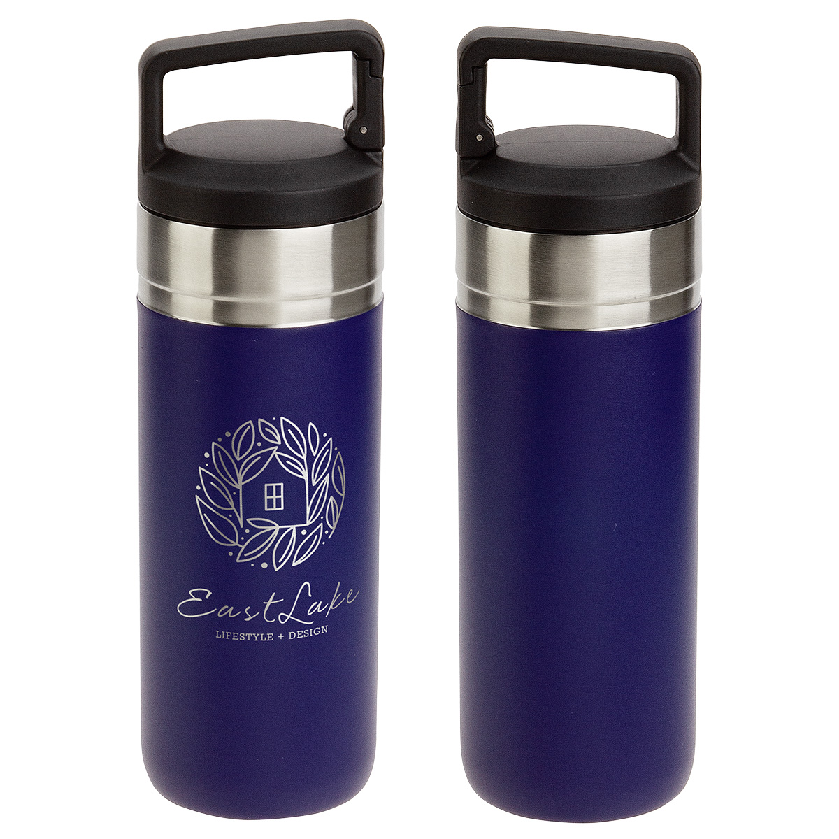 Dante 20 oz Vacuum Insulated Bottle with Carabiner Lid 1