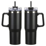 Oceanic 30 oz Stainless Steel/Polypropylene Mug with Color-Matching Handle - Black Oceanic 30 oz Stainless Steel/Polypropylene Mug with Color-Matching Handle - Black