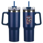 Oceanic 30 oz Stainless Steel/Polypropylene Mug with Color-Matching Handle - Navy Blue Oceanic 30 oz Stainless Steel/Polypropylene Mug with Color-Matching Handle - Navy Blue