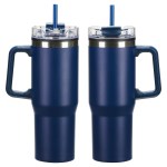 Oceanic 30 oz Stainless Steel/Polypropylene Mug with Color-Matching Handle - Navy Blue Oceanic 30 oz Stainless Steel/Polypropylene Mug with Color-Matching Handle - Navy Blue