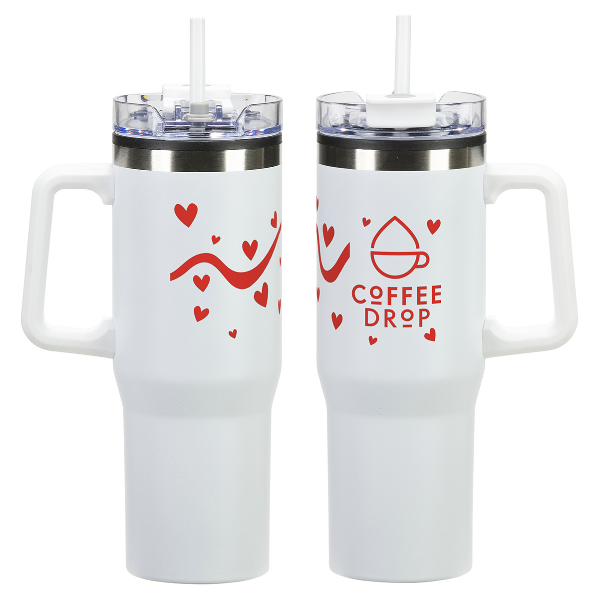 Oceanic 30 oz Stainless Steel/Polypropylene Mug with Color-Matching Handle 1