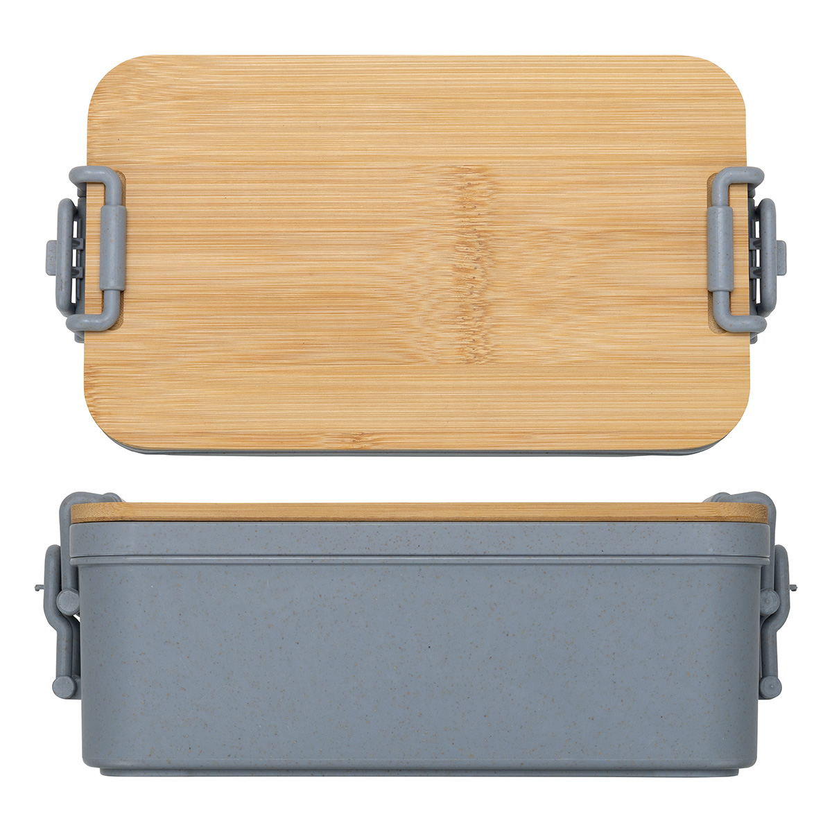 Chuckwagon Stackable Lunch Box With Bamboo Lid & Utensils 1