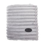 BeWell™ Parlor Soft Stripe Cuddle Blanket - Light Gray BeWell™ Parlor Soft Stripe Cuddle Blanket - Light Gray