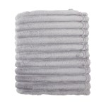 BeWell™ Parlor Soft Stripe Cuddle Blanket - Light Gray BeWell™ Parlor Soft Stripe Cuddle Blanket - Light Gray