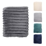BeWell™ Parlor Soft Stripe Cuddle Blanket 2 BeWell™ Parlor Soft Stripe Cuddle Blanket 2