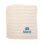 BeWell™ Parlor Soft Stripe Cuddle Blanket - Cream BeWell™ Parlor Soft Stripe Cuddle Blanket - Cream