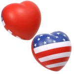 Patriotic Valentine Heart Stress Reliever - Red/White/Blue Patriotic Valentine Heart Stress Reliever - Red/White/Blue
