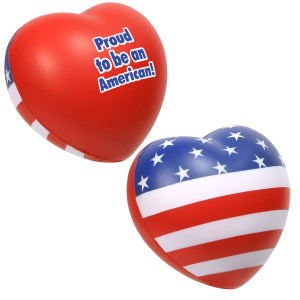 Patriotic Valentine Heart Stress Reliever 1 Patriotic Valentine Heart Stress Reliever 1