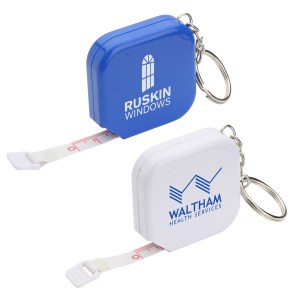 Square 5-Foot Tape Measure with Key Chain 1 Square 5-Foot Tape Measure with Key Chain 1
