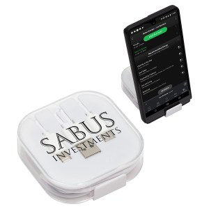 Trio 3-in-1 Charging Cable with Built-In Phone Stand 1 Trio 3-in-1 Charging Cable with Built-In Phone Stand 1