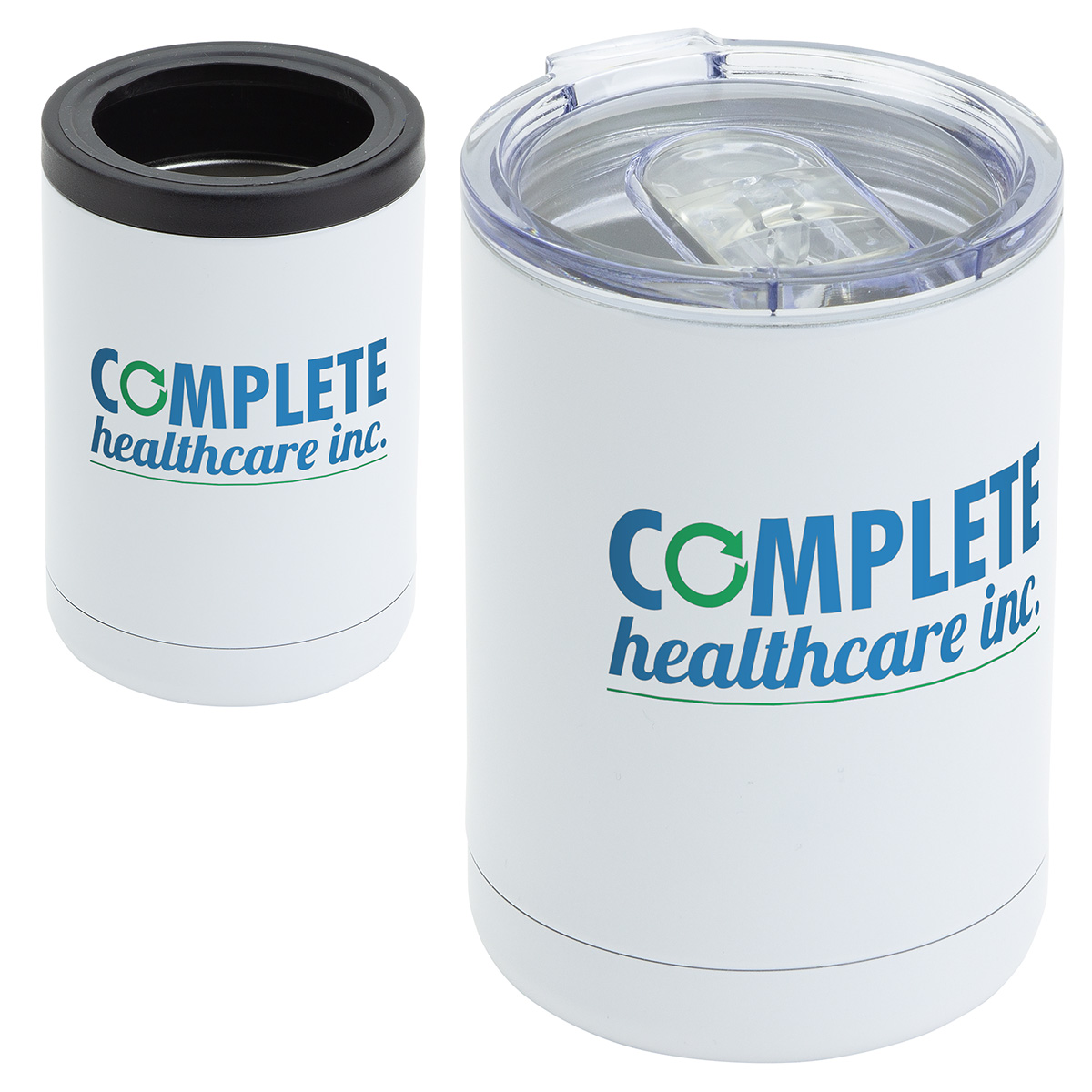 Coventry 12 oz Vacuum Insulated Stainless Steel Tumbler + Can Cooler 1