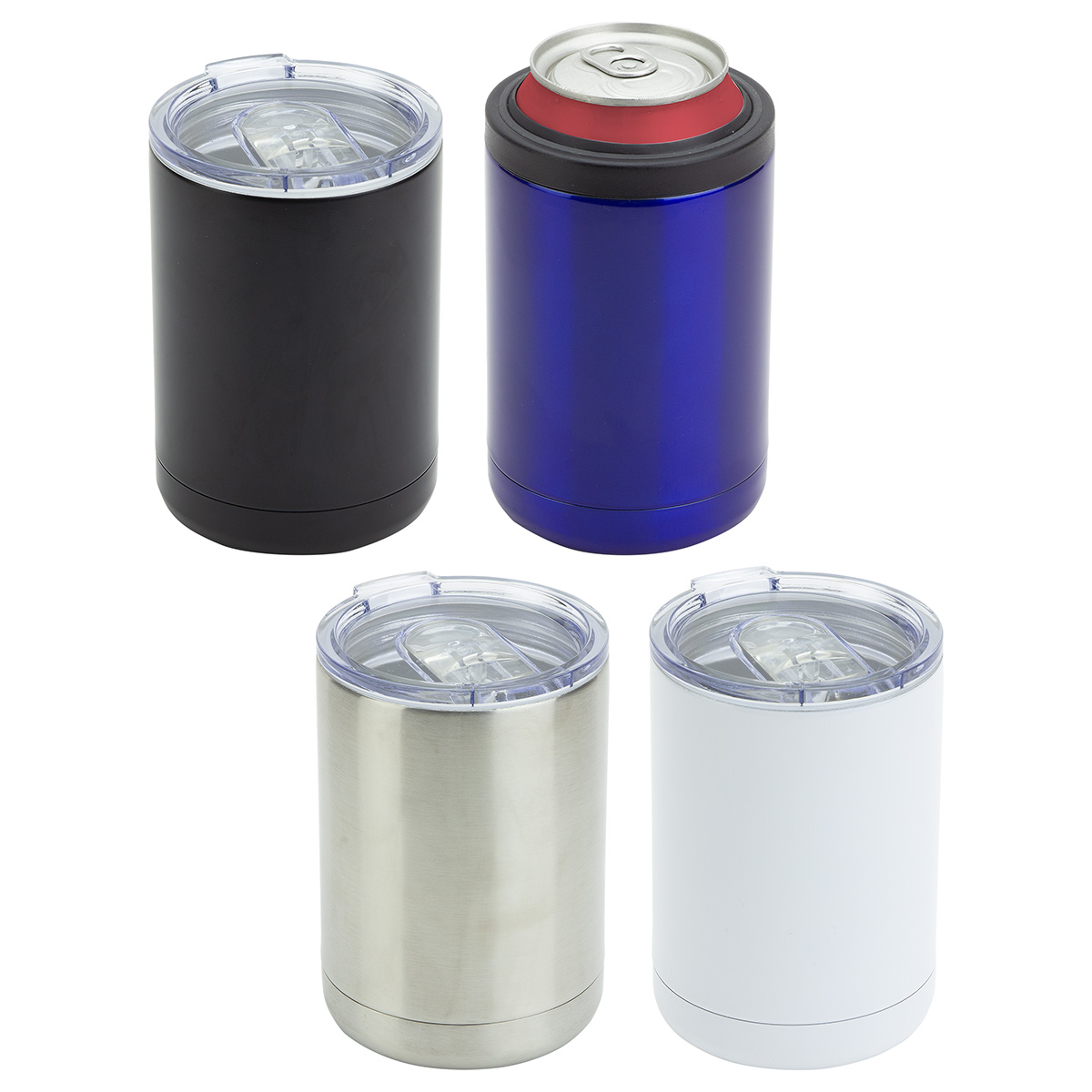 Coventry 12 oz Vacuum Insulated Stainless Steel Tumbler + Can Cooler 1