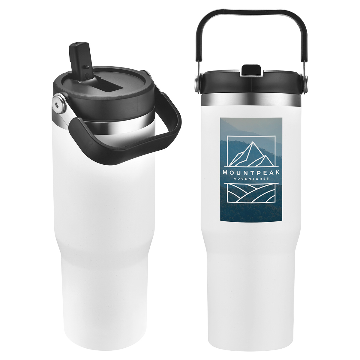 Tollara 30 oz Vacuum Insulated Tumbler with Flip Top Spout 1