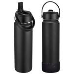 Volare 27 oz Vacuum Insulated Bottle with Flip Top Spout - Black Volare 27 oz Vacuum Insulated Bottle with Flip Top Spout - Black