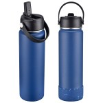 Volare 27 oz Vacuum Insulated Bottle with Flip Top Spout - Navy Blue Volare 27 oz Vacuum Insulated Bottle with Flip Top Spout - Navy Blue