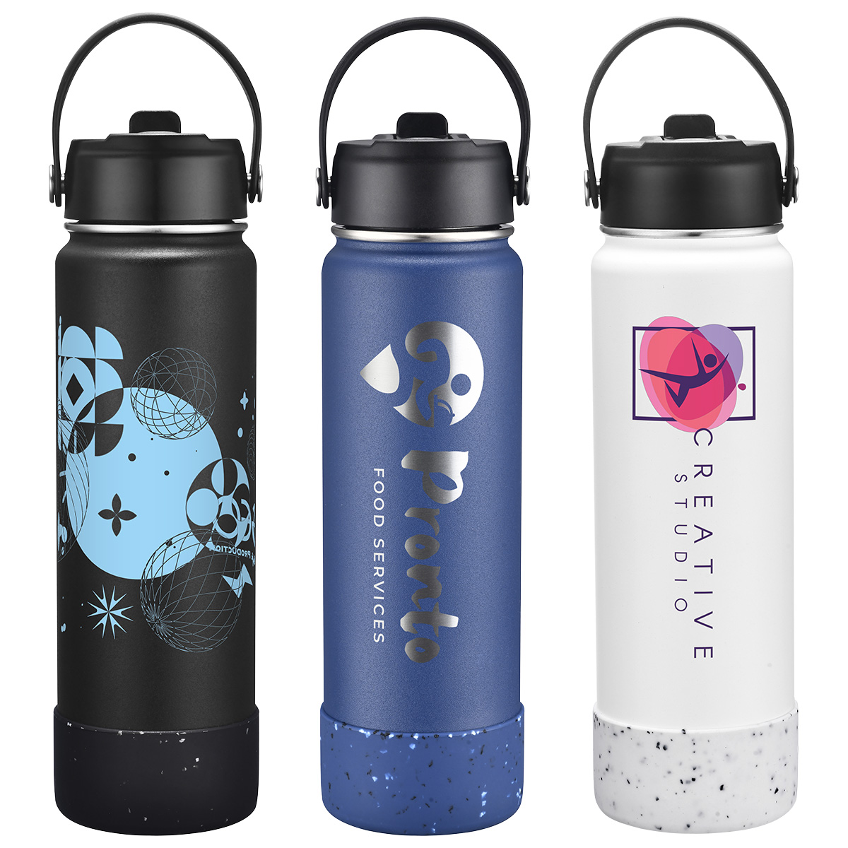 Volare 27 oz Vacuum Insulated Bottle with Flip Top Spout 1