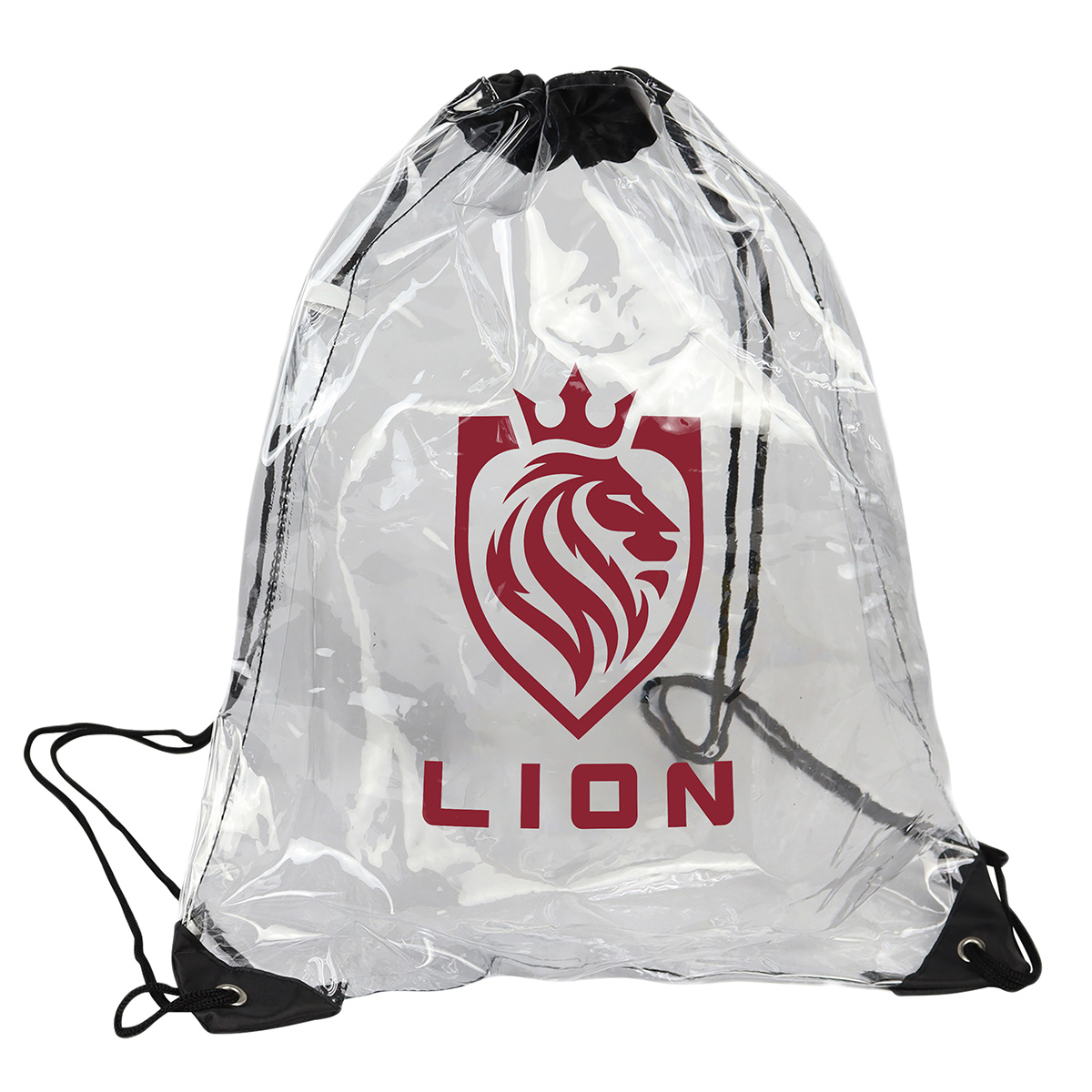 Diamond Clear TPU Drawstring Backpack 1
