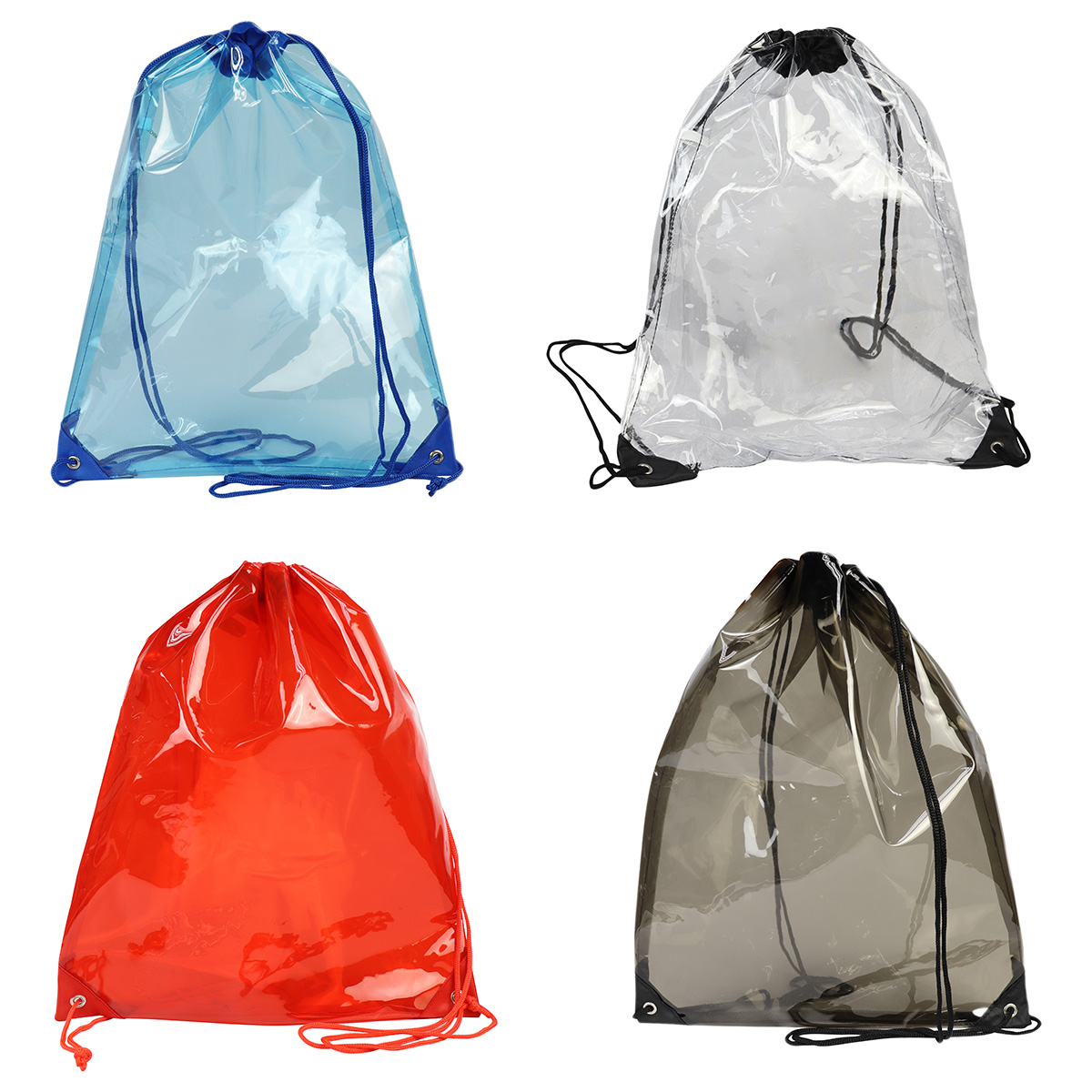 Diamond Clear TPU Drawstring Backpack 1