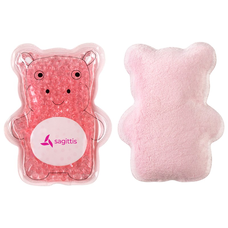 Plush Hippo Aqua Pearls™ Hot/Cold Pack 1 Plush Hippo Aqua Pearls™ Hot/Cold Pack 1