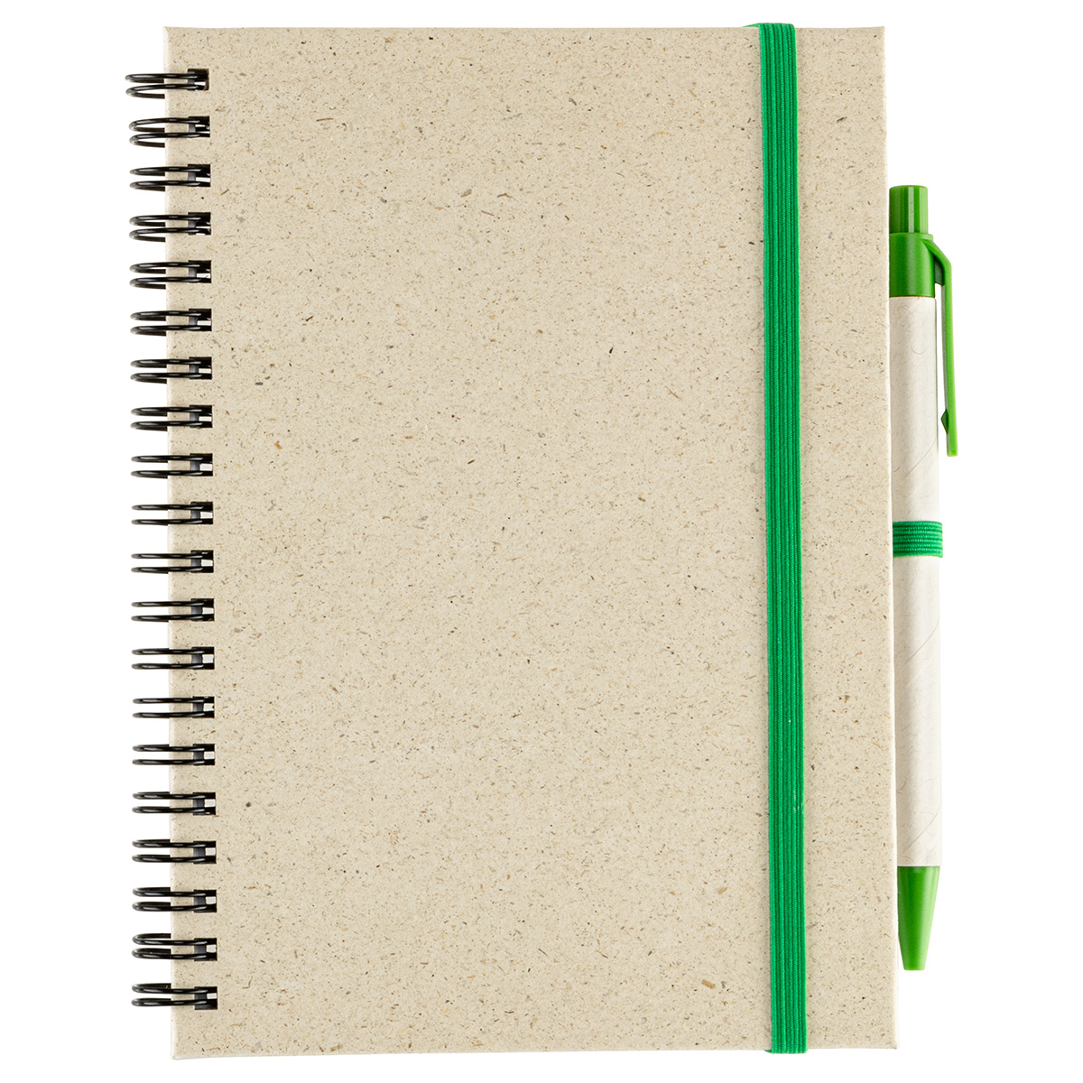 Prairie Fragrant Grass Recycled Spiral Notebook with Pen 1
