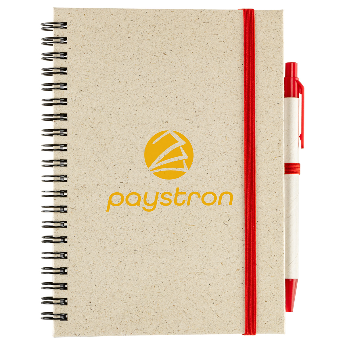 Prairie Fragrant Grass Recycled Spiral Notebook with Pen 1