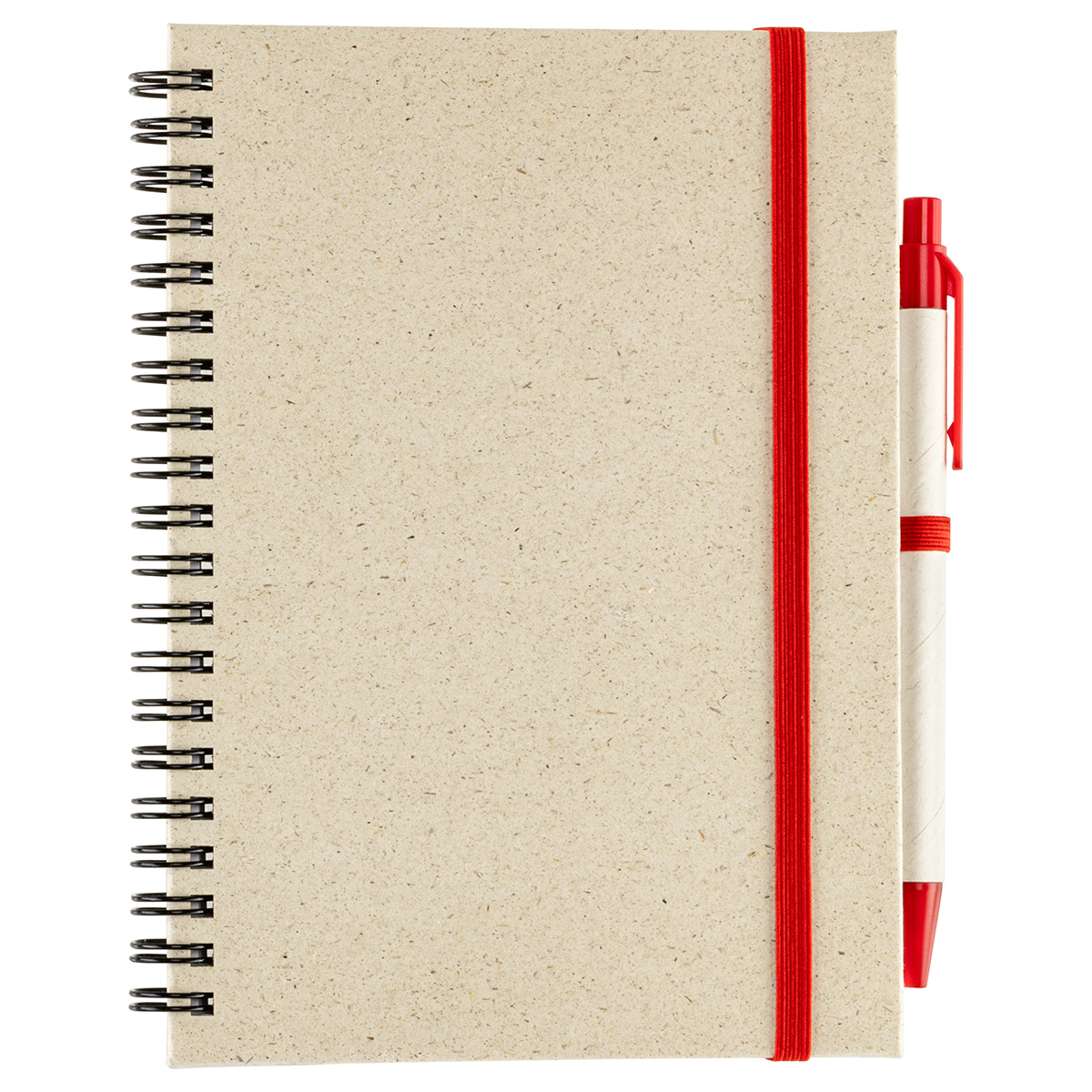 Prairie Fragrant Grass Recycled Spiral Notebook with Pen 1