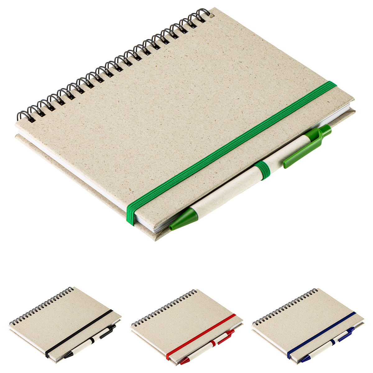 Prairie Fragrant Grass Recycled Spiral Notebook with Pen 1